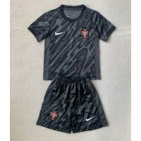 Portugal Goalkeeper Replica Home Minikit Euro 2024 Short Sleeve (+ pants)